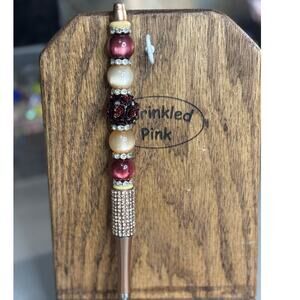 6-17  Handcrafted Extended Length Beaded Pen w/ Refill Ink